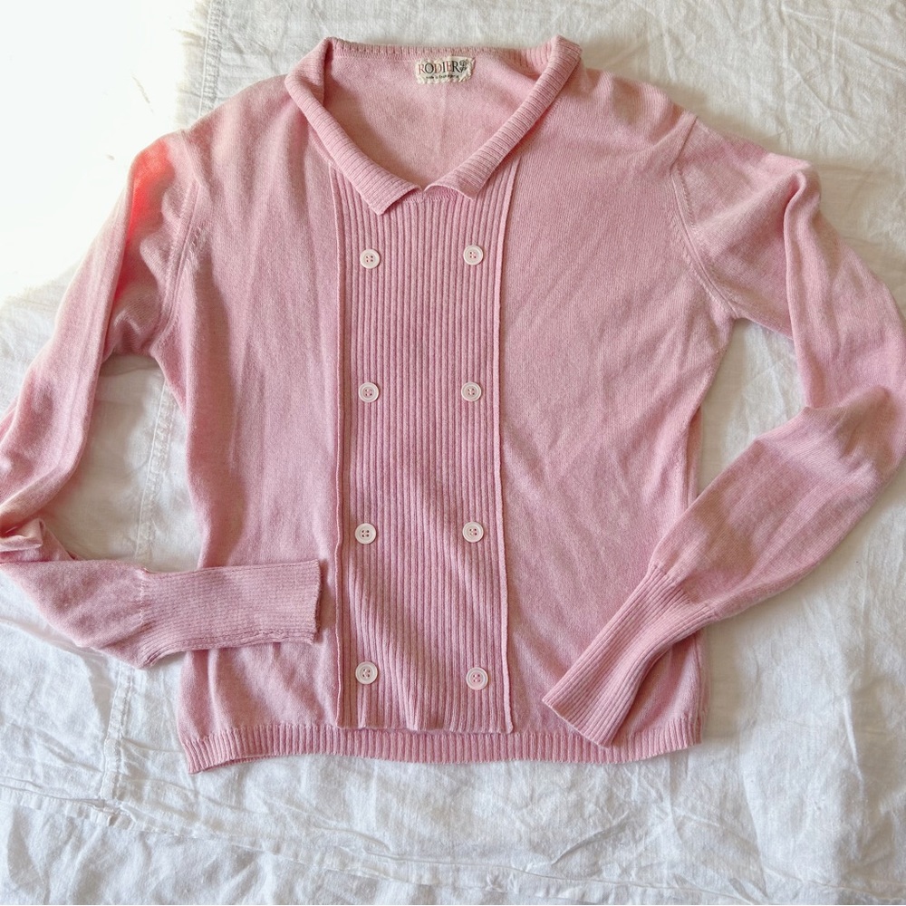 Vintage 1950’s 1960’s Rodier Parisian Sweater Top S